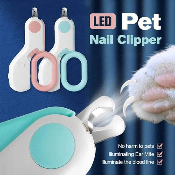 LED Pet Nail Clipper(Batteries not included)