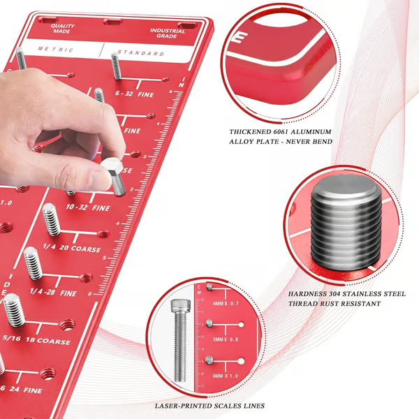 Nut and Bolt Thread Checker