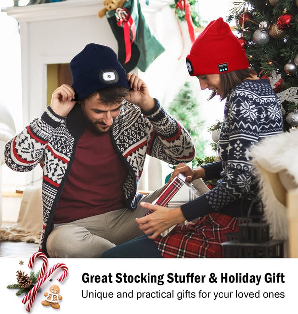 🎄Great Holiday Gift🎅3-in-1 Function Bluetooth Beanie