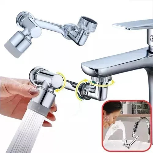 Universal MultiSpin extendable faucet extender