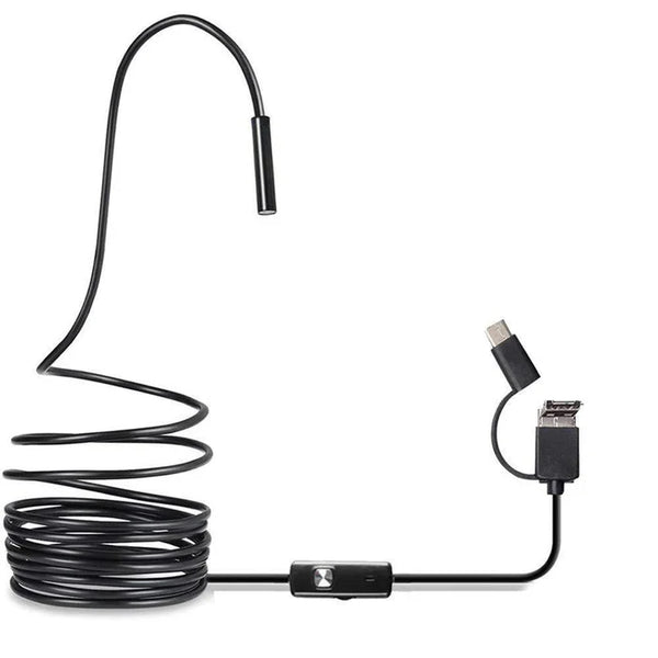 Endoscope camera with light