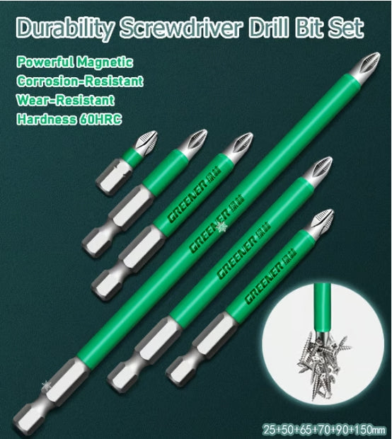 Strong Magnetic Durability Screwdriver Drill Bit Set