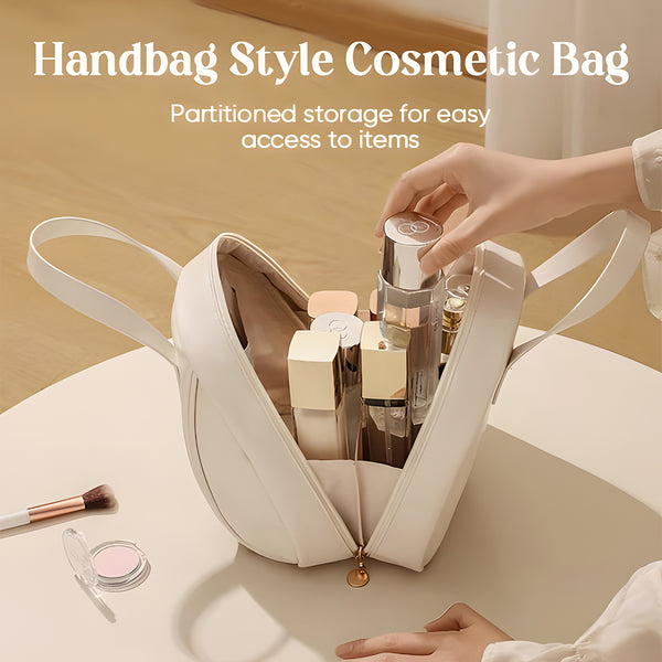 Multi-layered Shell-shaped Cosmetic Bag