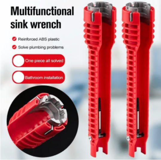 8-in-1 Multi-function sink wrench